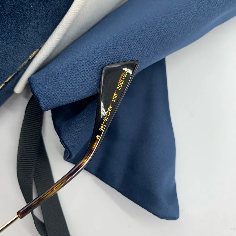 Gucci Black Square Eyeglasses Frame Women